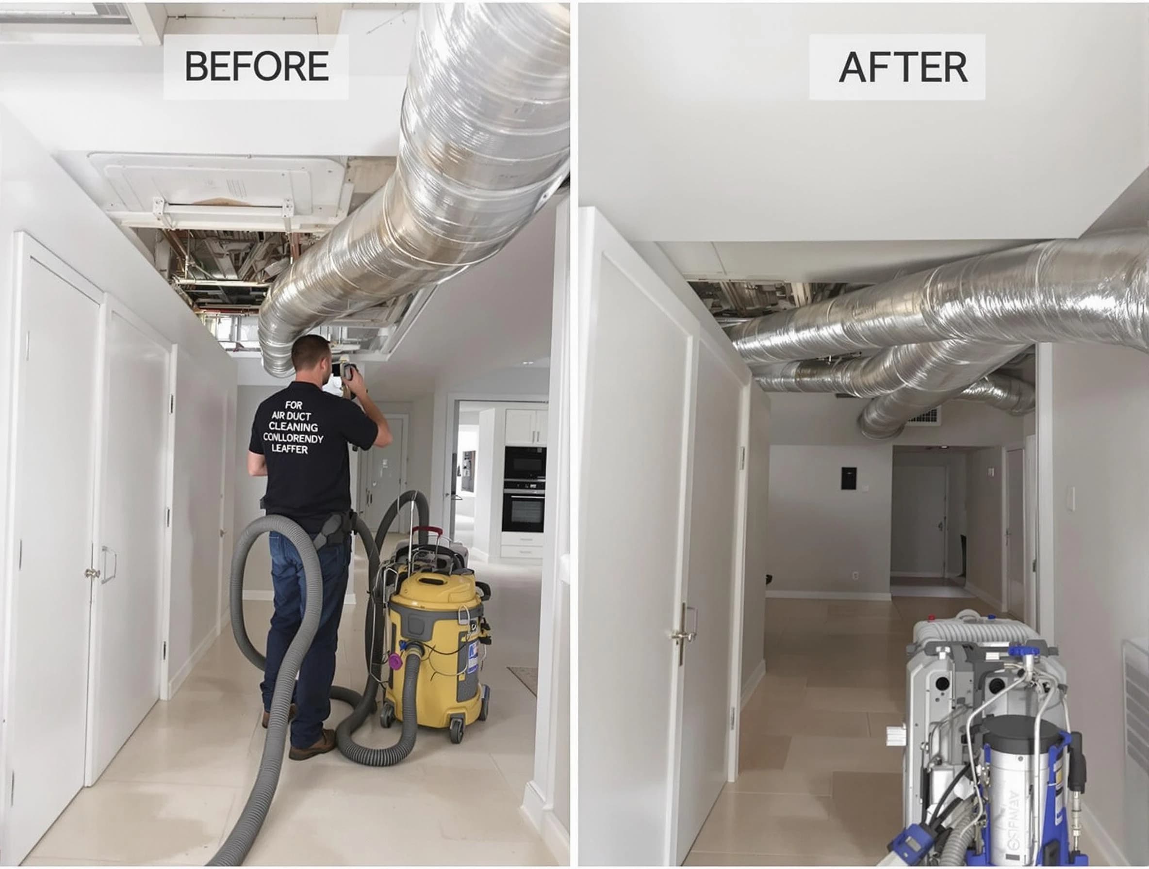Monessen Air Duct Cleaning professional performing thorough air duct cleaning in Monessen
