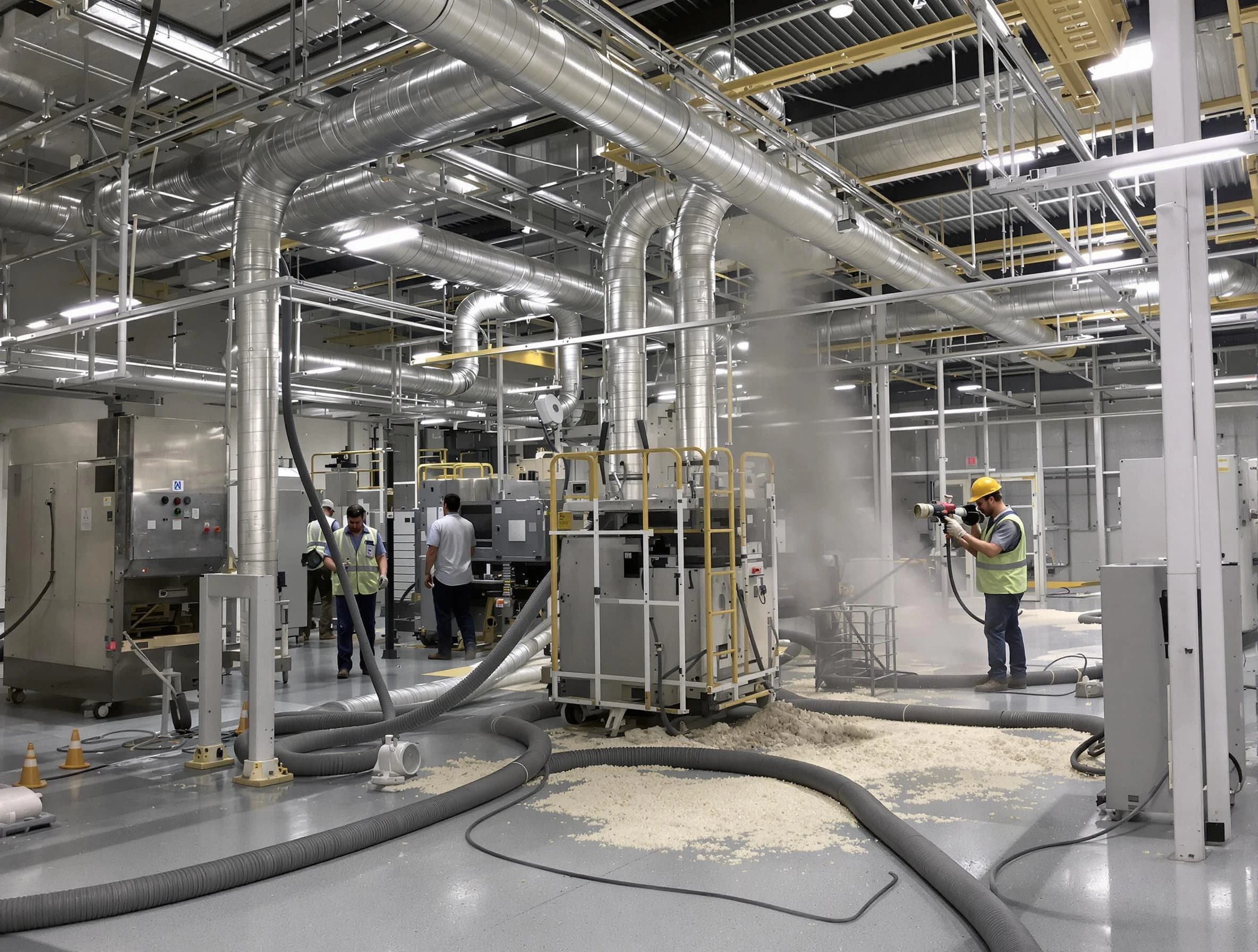 Heavy-duty industrial duct cleaning by Monessen Air Duct Cleaning in Monessen