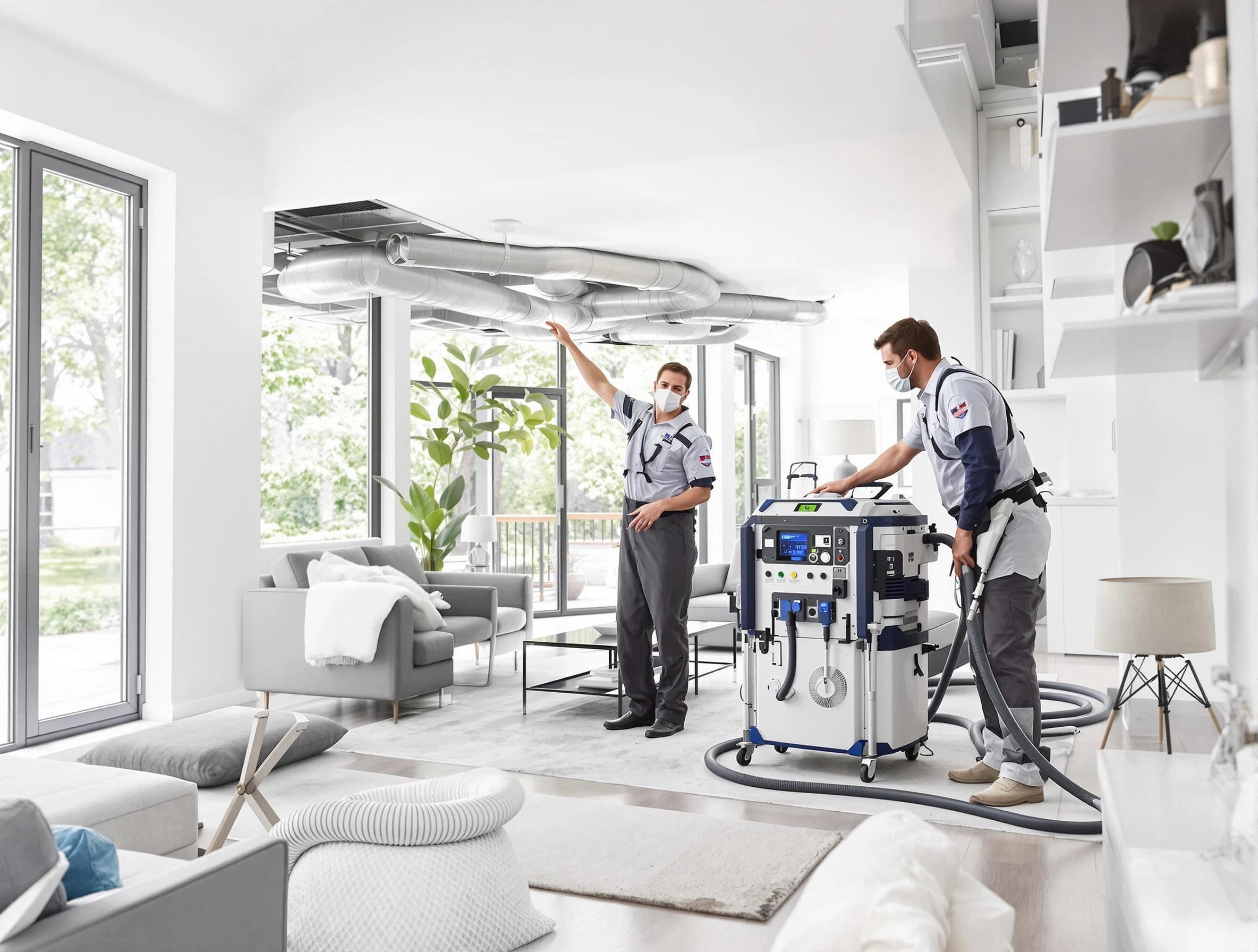 Monessen Air Duct Cleaning professional conducting pure air duct cleaning with state-of-the-art equipment in Monessen