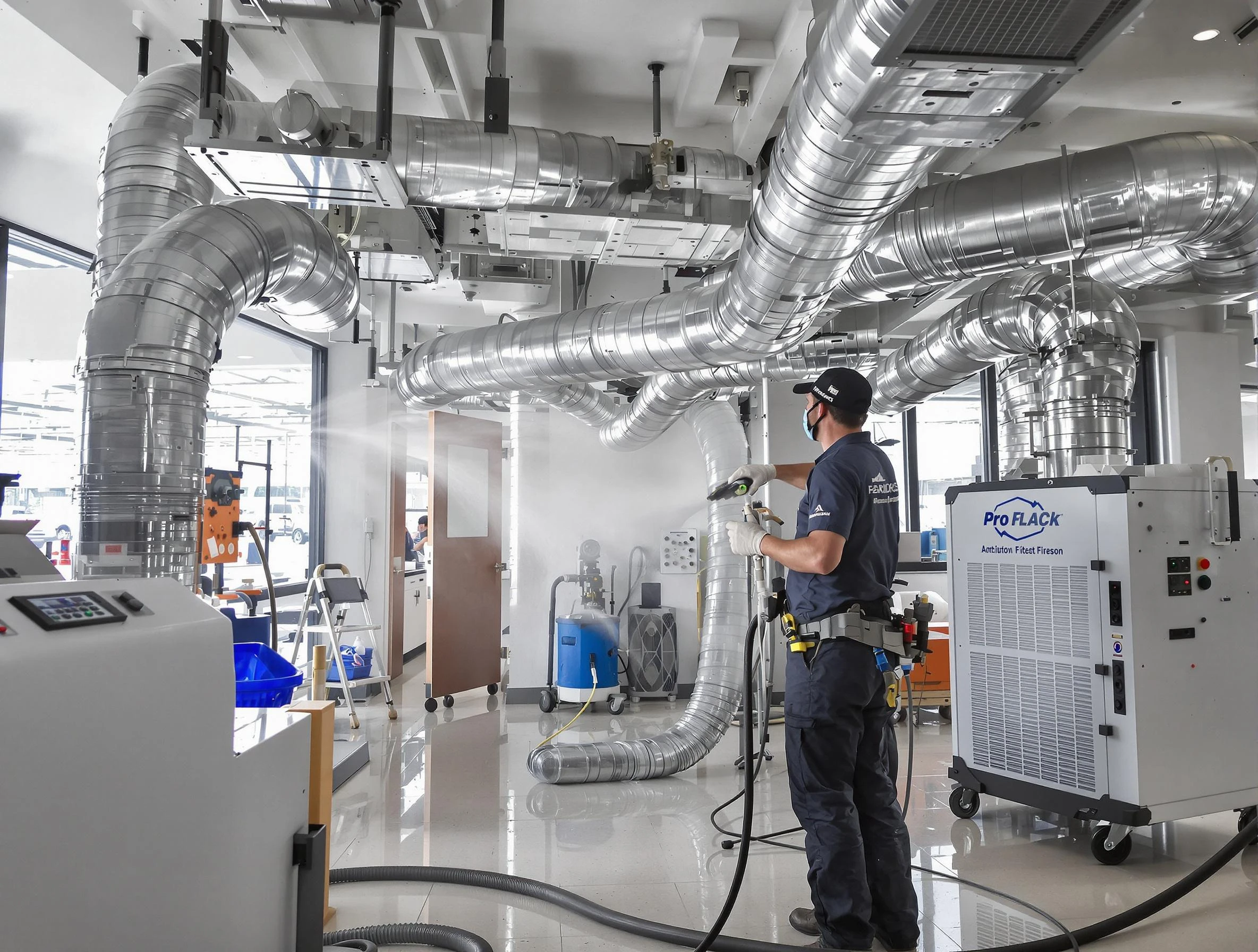 Negative Pressure Air Duct Cleaning in Monessen