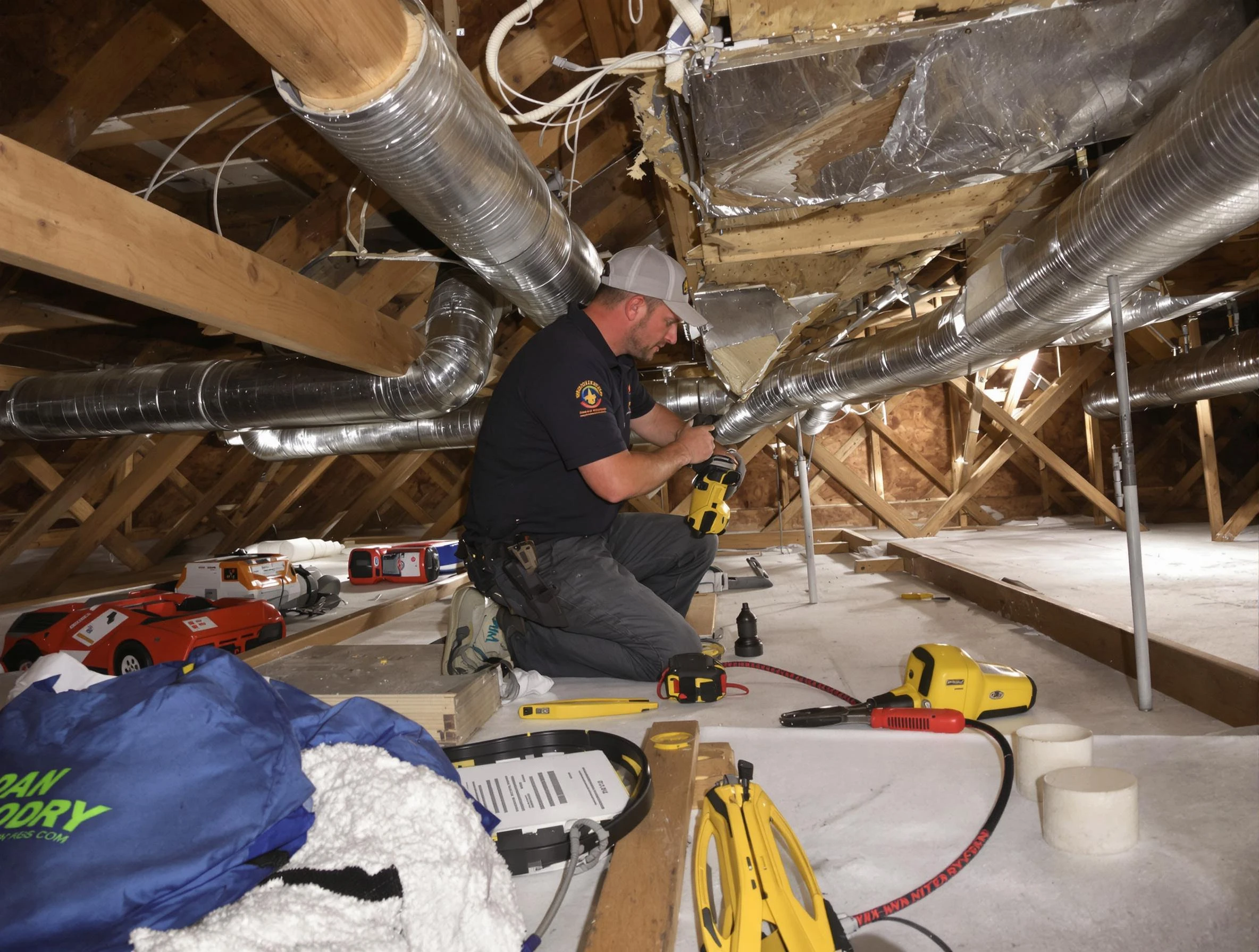 Professional air duct repair by Monessen Air Duct Cleaning in Monessen