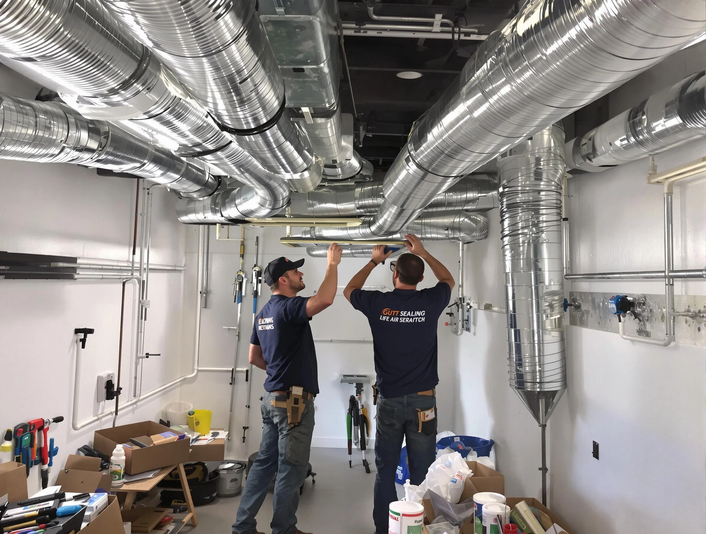 Monessen Air Duct Cleaning technician applying professional duct sealing solutions in Monessen
