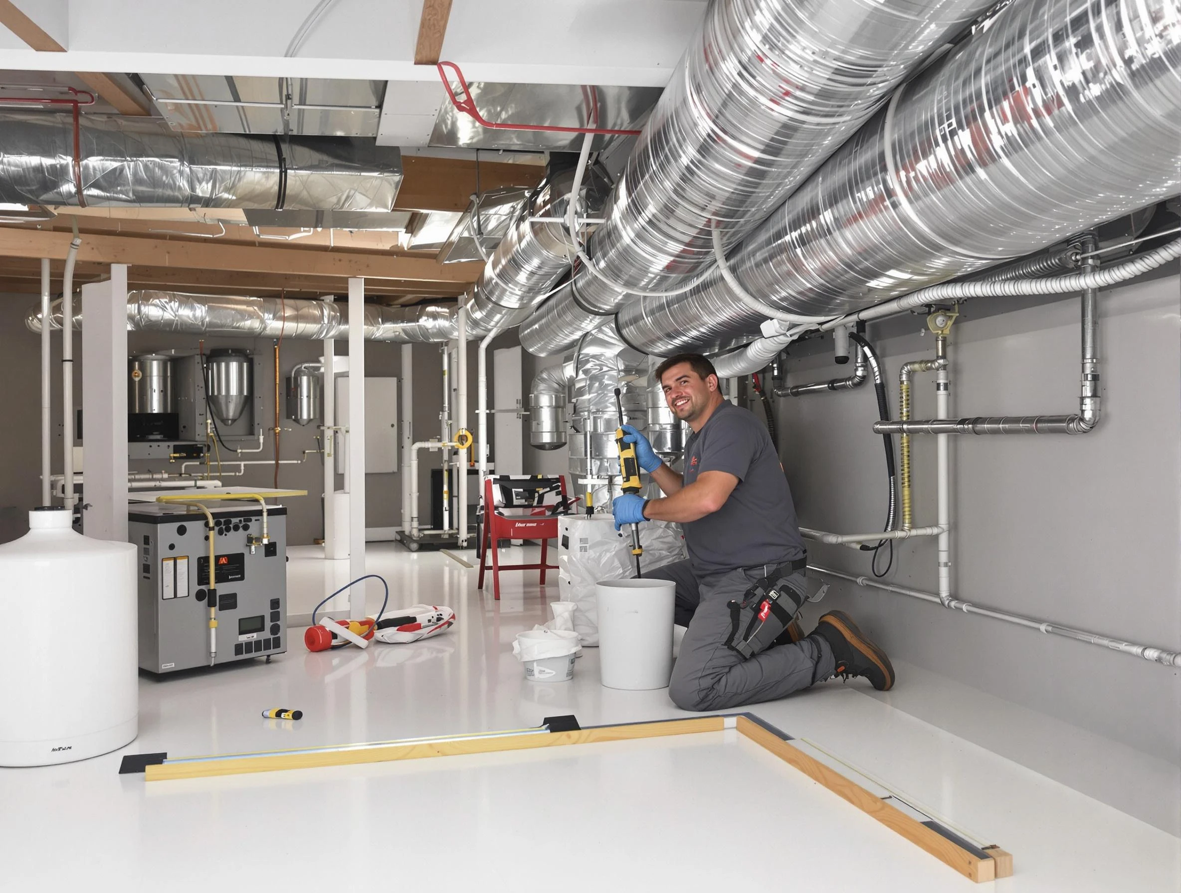 Professional duct sealing service by Monessen Air Duct Cleaning in Monessen