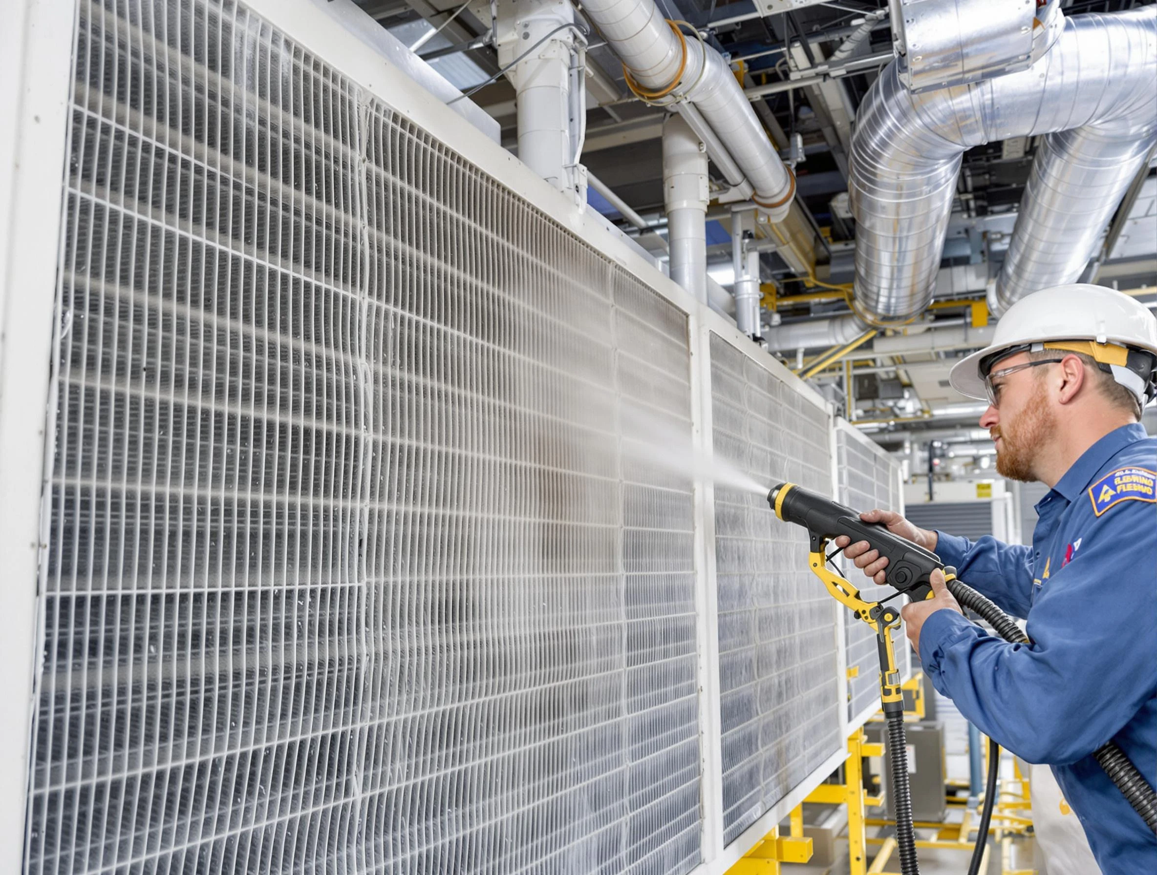 Professional commercial coil cleaning by Monessen Air Duct Cleaning in Monessen