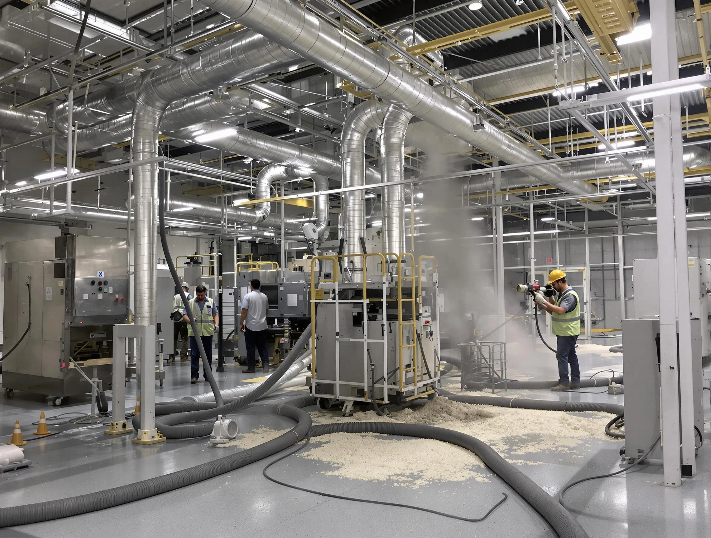 Heavy-duty industrial duct cleaning by Monessen Air Duct Cleaning in Monessen