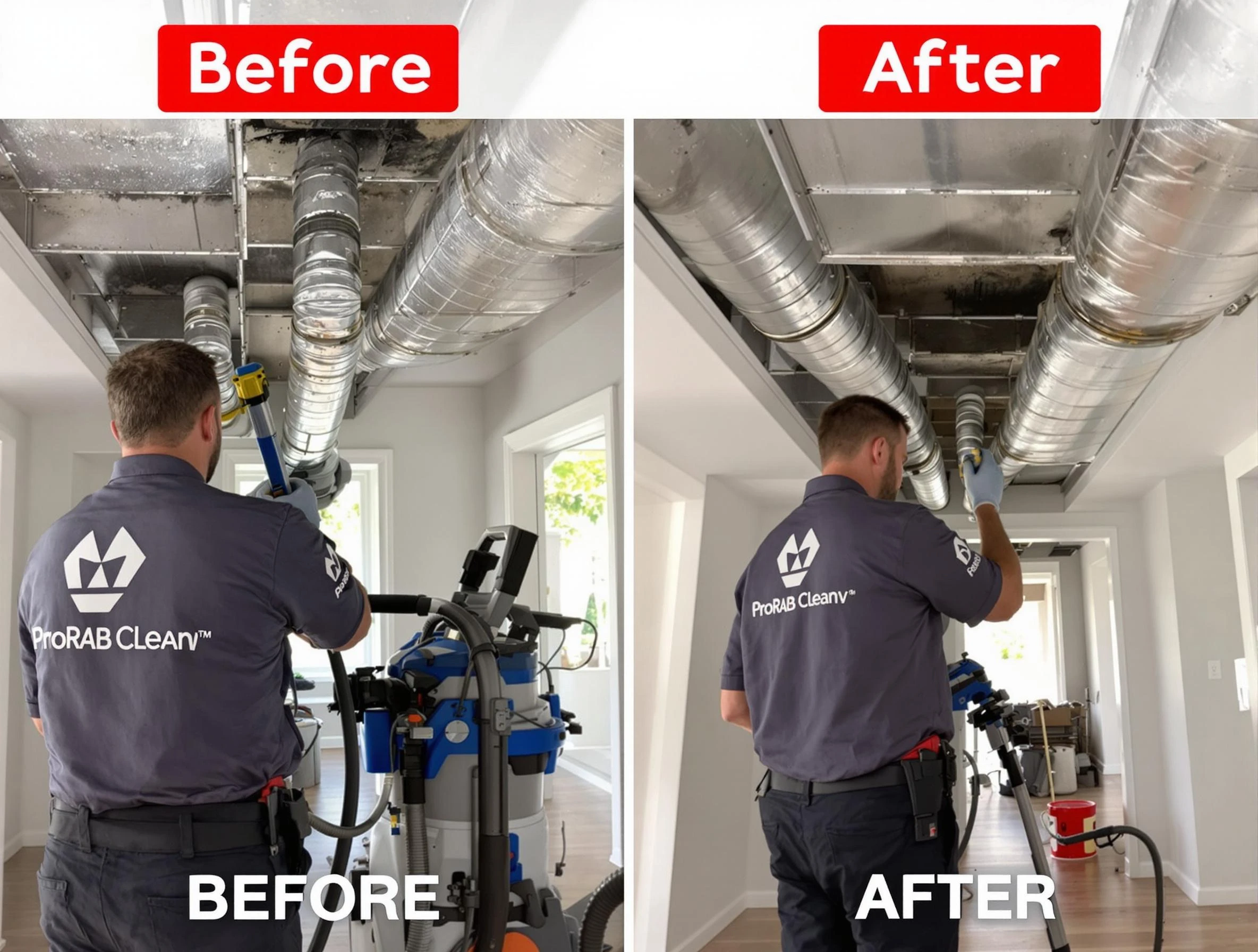 Monessen Air Duct Cleaning expert performing thorough residential duct cleaning in a Monessen home
